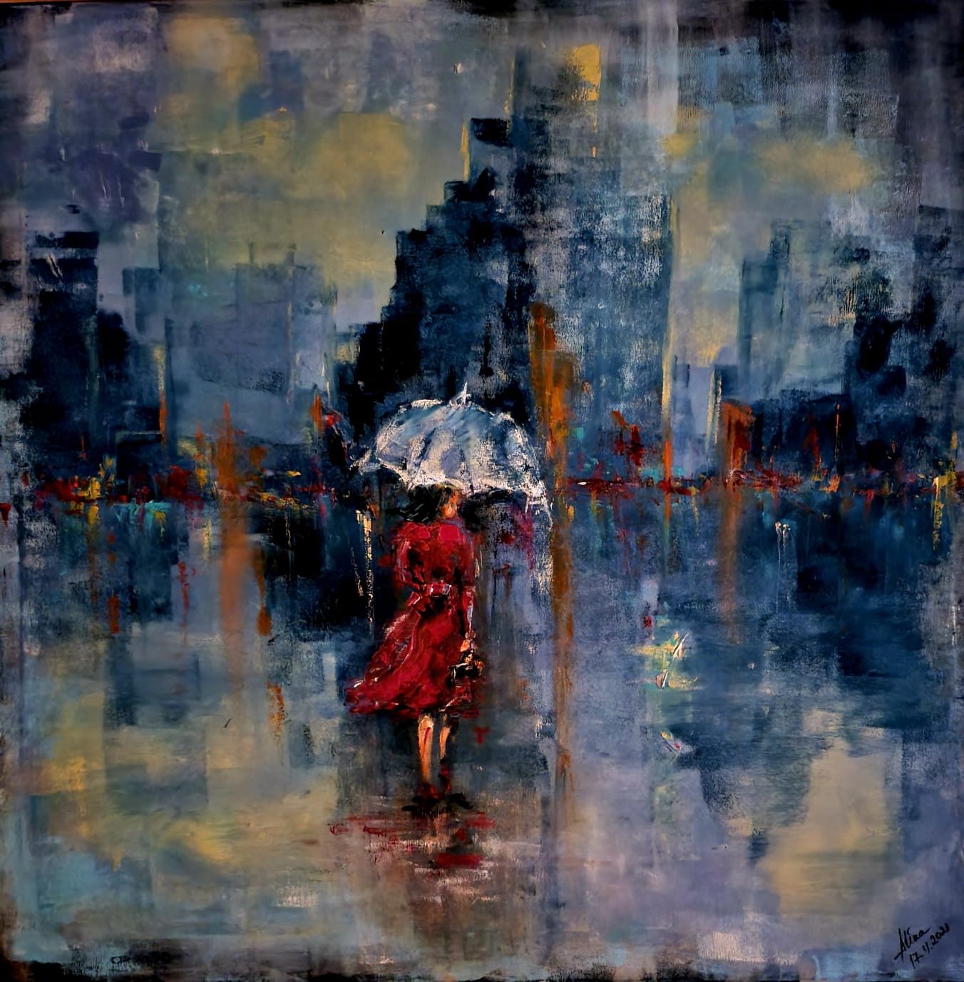 ArteDiAlina.com painting: November Rain